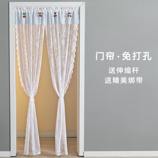 新款夏季防蚊纱帘家用免打孔夏天门帘子防蚊卧室厨房隔断装饰挂帘