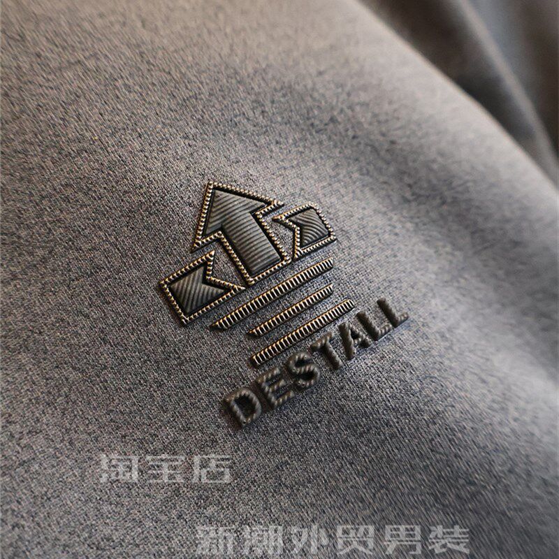 液氨工艺!亲肤舒适!箭头压印/夏季男士轻奢丝滑圆领短袖T恤衫潮
