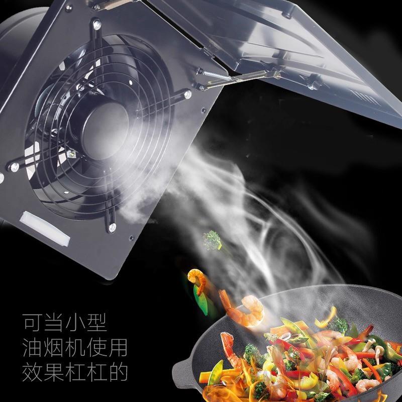 翻盖排气扇厨房强力窗式油烟扇家用简易抽风机大功率换气扇排风扇