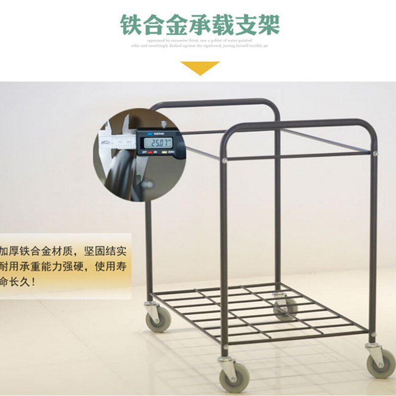 洗衣厂白云布草车酒店客房服务车手推车收纳车脏宾馆保洁车布袋子