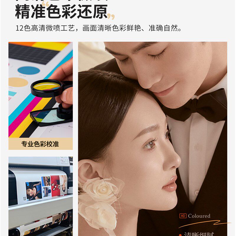 照片墙装饰相框组合挂墙免打孔相片墙公司创意客厅墙面墙上相册墙