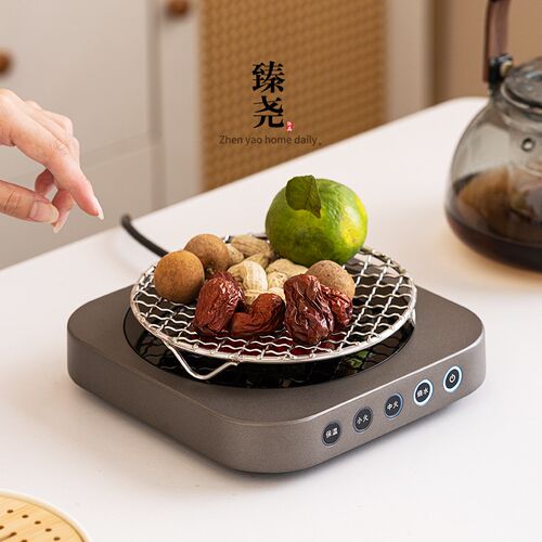 高档电陶炉耐热玻璃提梁壶围炉煮茶套装家用水果花茶老白茶煮茶器