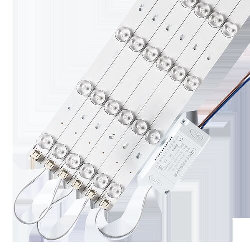 改造LED灯条220V家用条灯板灯管厨房灯带磁吸灯芯长方形灯珠贴片