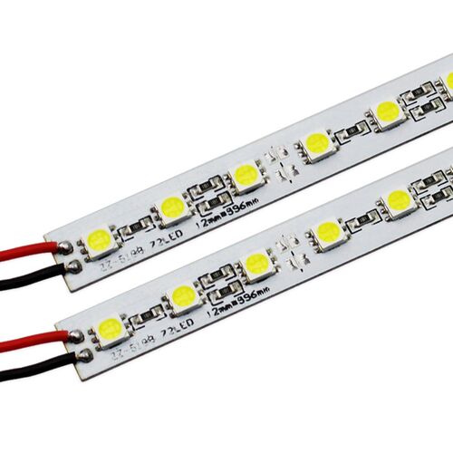 宸华LED灯条贴片5050高亮12V硬灯板72珠手机珠宝展柜照明led灯带