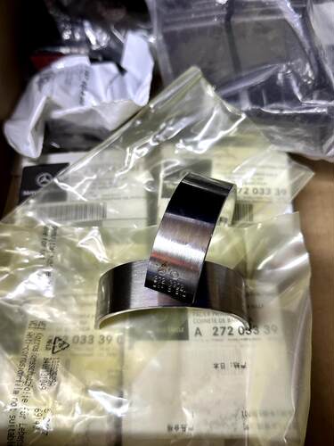适用宾士M271 M272 M274 M276 S350S400S500S600引擎曲轴瓦大瓦