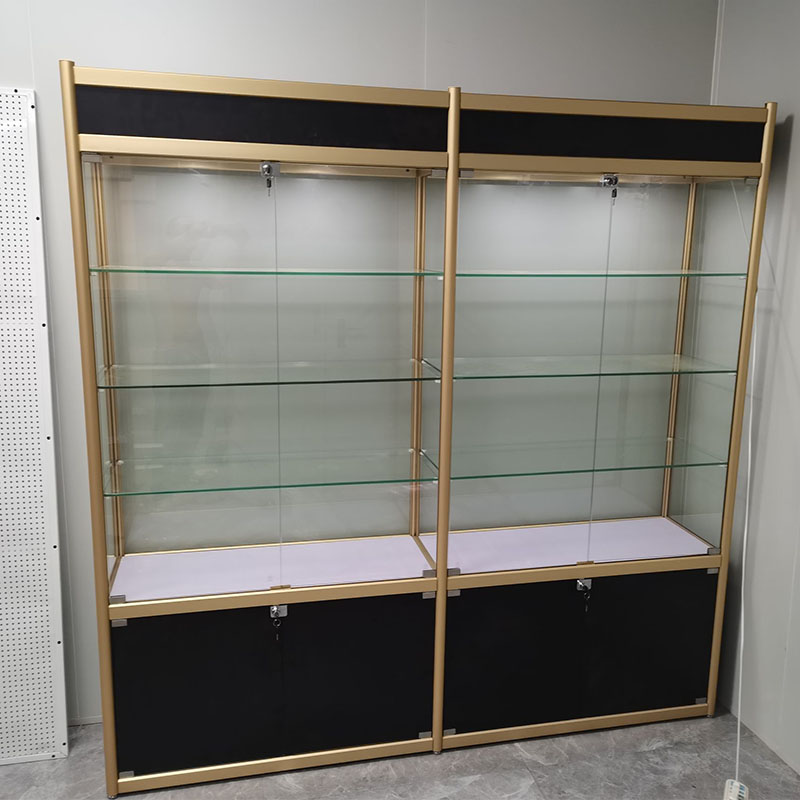 定制玻璃展示柜子透明礼品样品陈列柜手办模型产品奖品化妆品货架图片