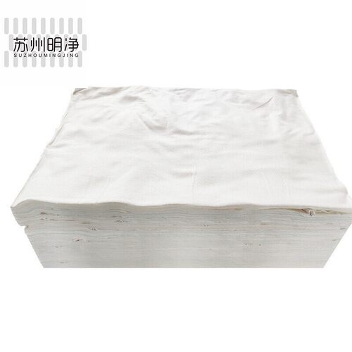白色擦机布标准尺寸工业抹布吸水擦油布碎布头棉布擦拭布不掉毛