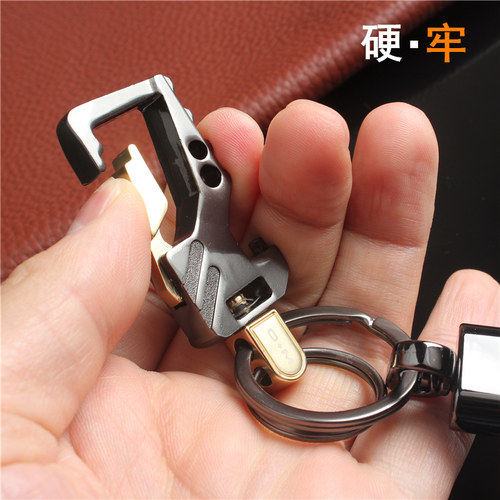 霸气男士汽车钥匙扣挂件 创意多功能开瓶器钥匙圈061编织钥匙链