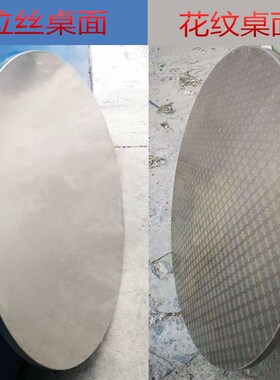 源头厂家不锈钢圆桌带不锈钢转盘折叠桌脚支架大排档工作台面餐桌