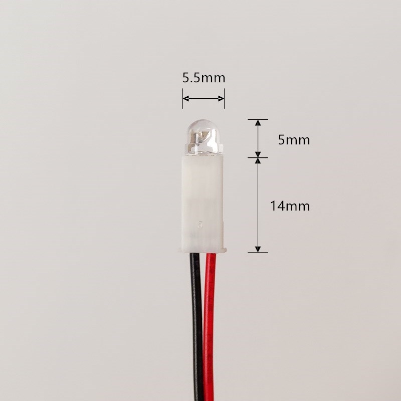 电池盒迷你LED小射灯 手办盒展示柜台模型装饰灯3V5号电池DIY灯泡图片