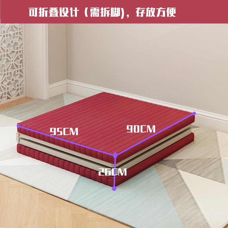 欧莱特曼家用临时床棕垫加高50CM小房间省空间床单人老人床可折叠