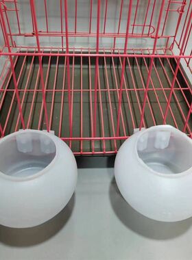 鸽子食罐喂食器料槽鹦鹉八哥芦丁鸡食盒养殖器具鸟用水盒料盒
