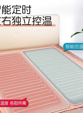 裕民电热毯双人双控调温小型宿舍单人电褥子安全家用三人加大