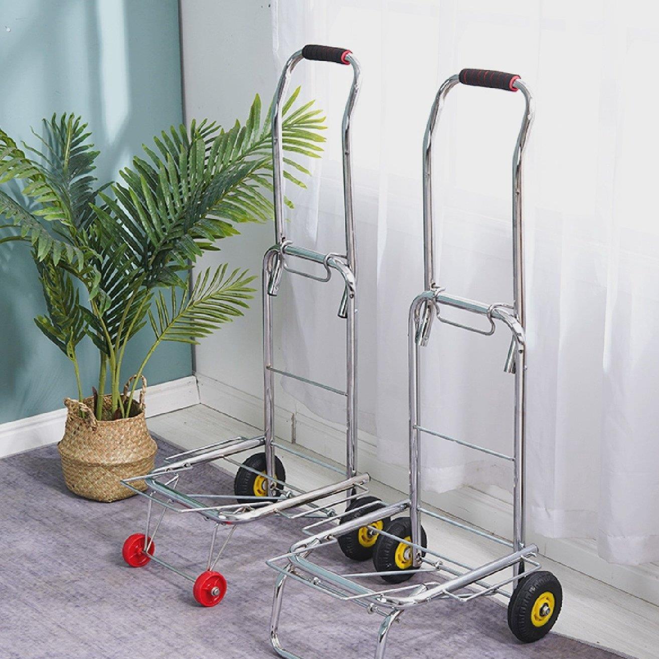 北京制轻便折叠手拉车四轮爬楼款适用拉货买菜