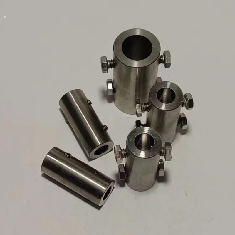 不锈钢联轴器电机轴套减速机专用连接头搅拌杆套筒/304变径转接头