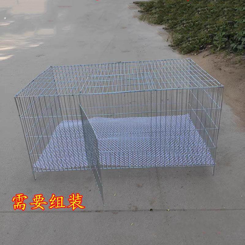 养殖笼家用大号养小鸡养鸭养兔子养鸽子养鸟加密防锈铁丝笼运输笼