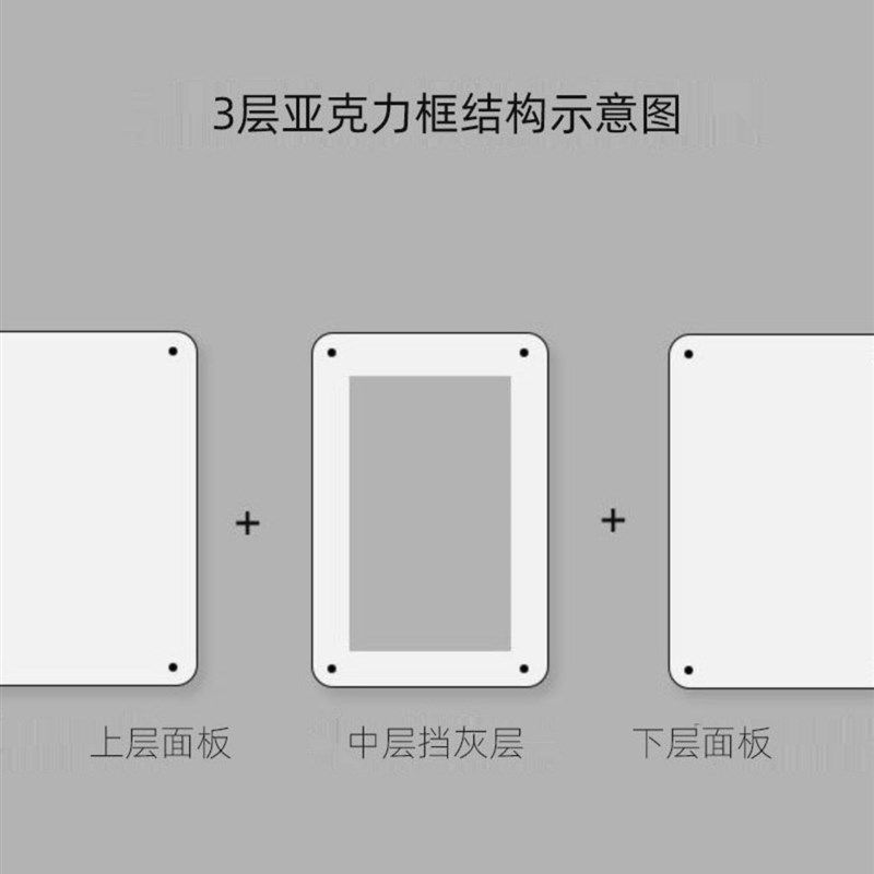 爱你这件小事拼图专用相框亚克力透明框/实木尺寸定制 暖暖框坊