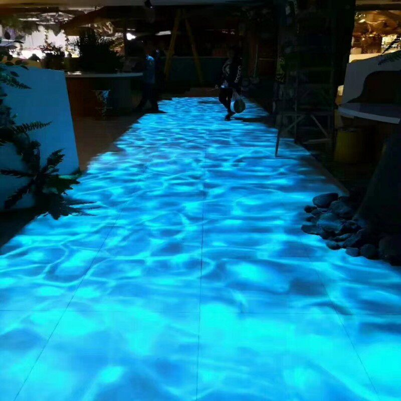 led水纹灯海洋灯动态水波纹投影灯防水景观亮化灯地面流水波浪灯