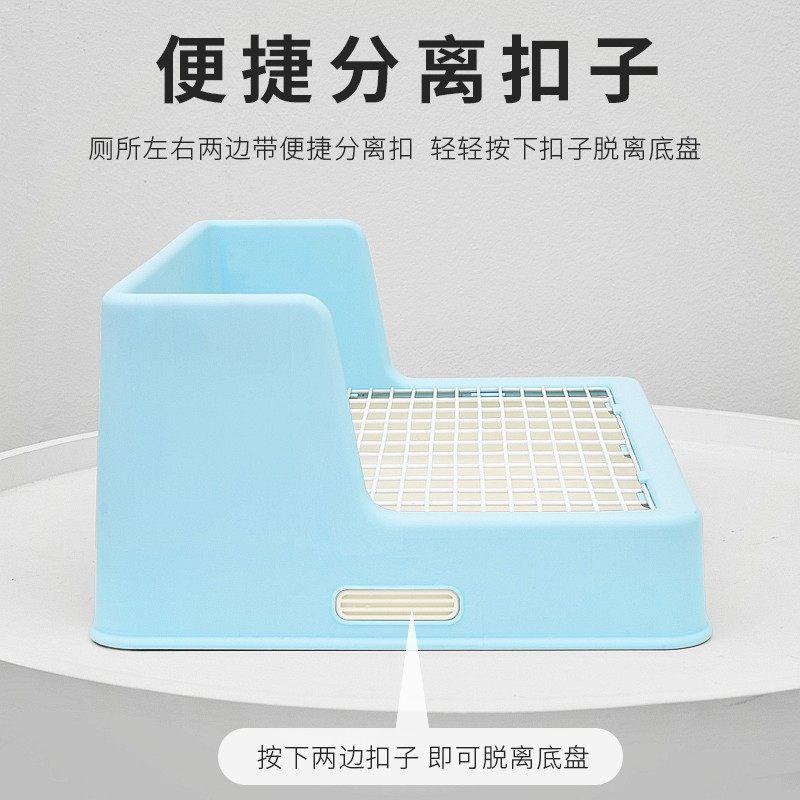 拉士格狗厕所小型犬 双层狗尿便盆尿尿 泰迪巴哥比熊室内拉便神器