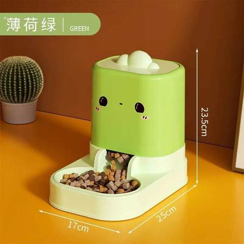 猫咪饮水机喂水一体狗狗喝水器不插电流动猫粮自动喂食器方便实用