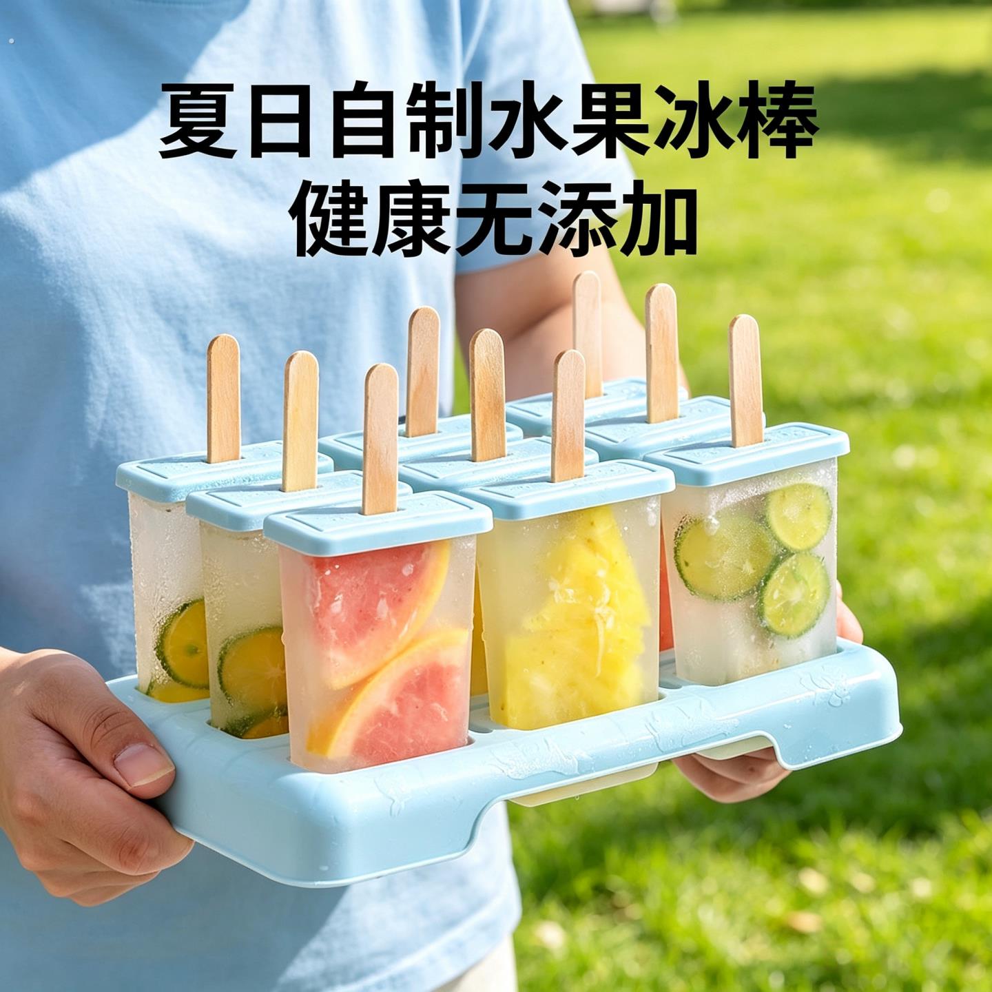 冰棒模具自制家用冰淇淋模型具自制冰棍冰激凌粉冰糕冰棒冰块模具