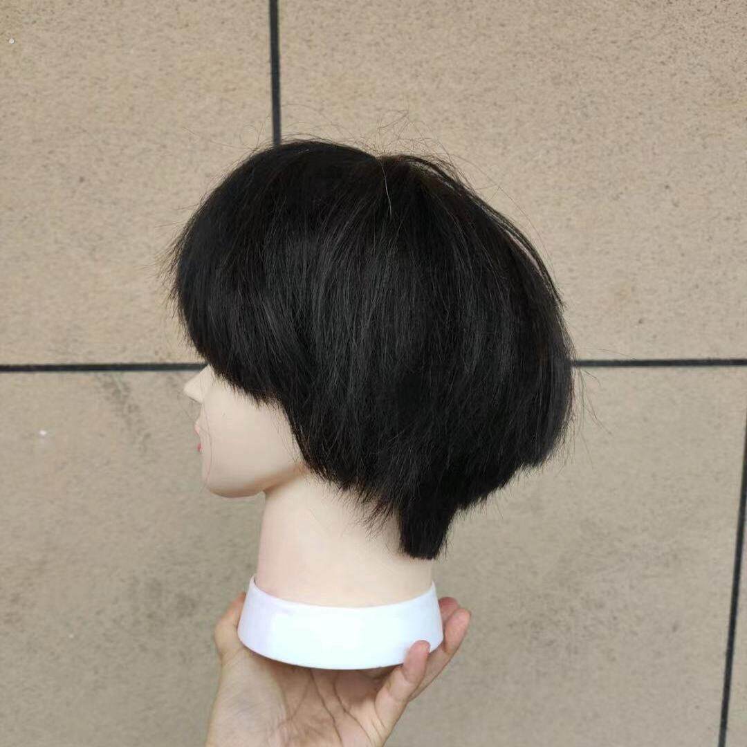 。假人模型头发男士假发短发专用发型练习头模剪发美发学徒练习模
