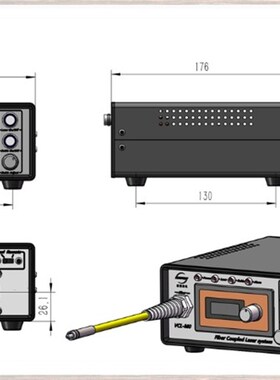 半导体激光器生物细胞材料照射150/250mW350mW450mW520nm绿色激光