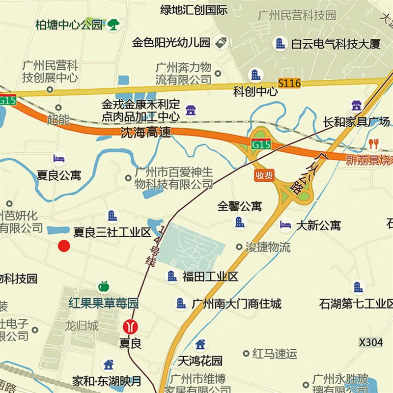 2025新款广州市白云区地图贴图办公室挂图高清防水装饰画