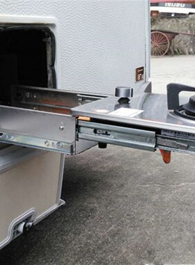 加长26寸重型工业滑轨 76宽货柜机柜抽屉轨道 65cm房车抽屉三节轨