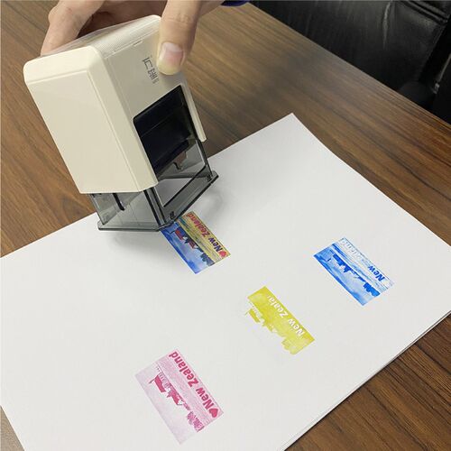 万玺彩色套色印章多色创意艺术章复杂图案定制展览馆文创章