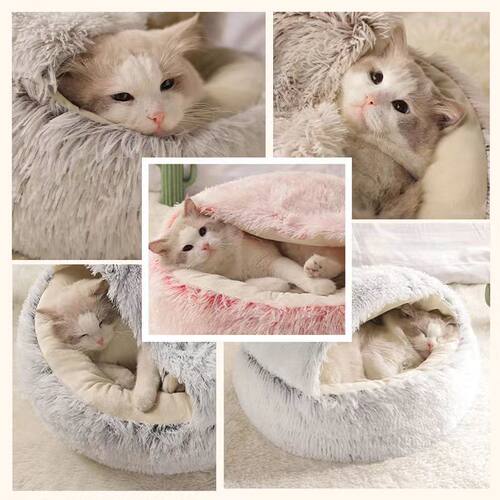 猫窝四季通用宠物窝猫屋狗垫子冬季保暖猫牀猫咪狗窝家用睡觉用品