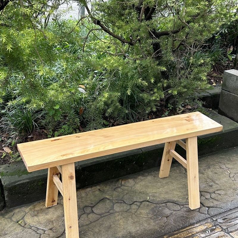 实木长凳子条凳家用靠墙板凳长登子火锅木板凳餐桌长条凳小木凳子