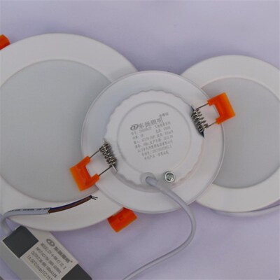 东扬照明led筒灯飞扬超薄面板灯射灯洞灯天花灯6w9w4寸12w6寸18w