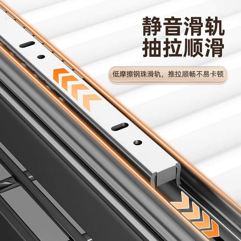 厨房抽拉碗碟架抽拉整体整体橱柜内拉篮碗架抽屉式放碗盘子收纳沥
