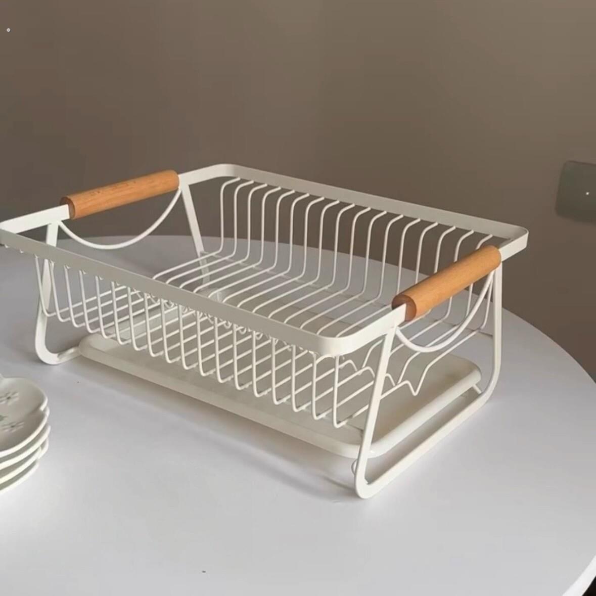厨房沥水架碗碟架餐具置物架子多功能碗盘柜台面铁艺厨具水杯收纳