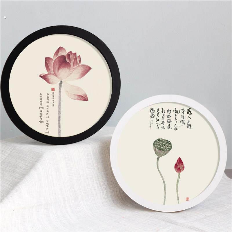 简约现代正圆形相框 6寸7寸10寸12寸8寸16 创意组合挂墙 装裱画框