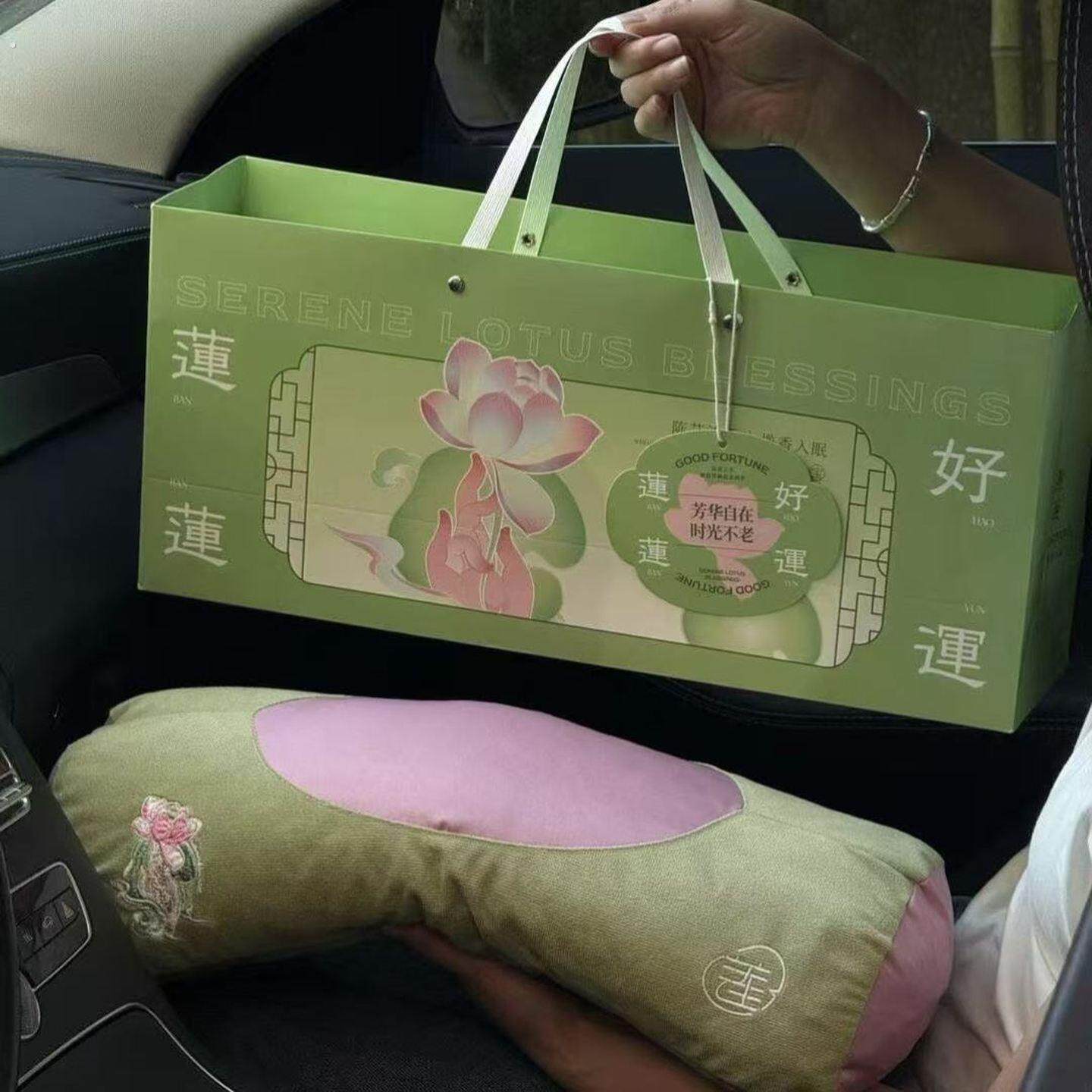送妈妈的贴心礼物护颈枕养生艾草枕头四季款安睡荞麦枕母亲节礼物