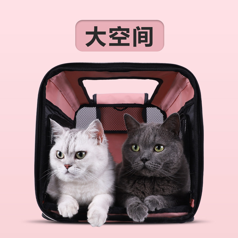 陪士奇猫咪外出便携包猫包装狗包大号透气出门绝育手提斜跨宠物包