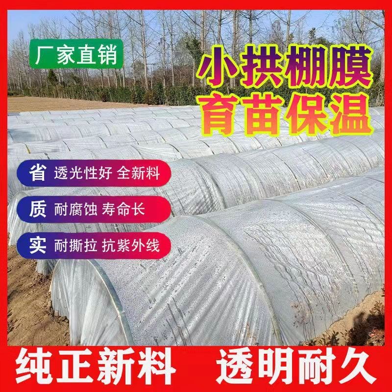 小拱棚专用膜白色塑料薄膜农用种植育秧苗保温保湿防寒大棚膜透光