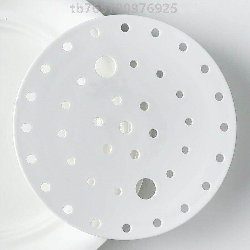 陶瓷沥水片家用釉下彩水饺专用沥水片餐具日式厨房多功能蒸盘蒸片