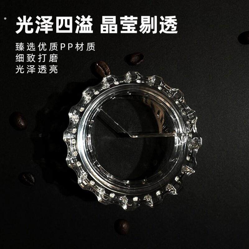 咖啡接粉圈咖啡壶环无压摩卡壶布粉器新款接粉转转快速布粉粉布平
