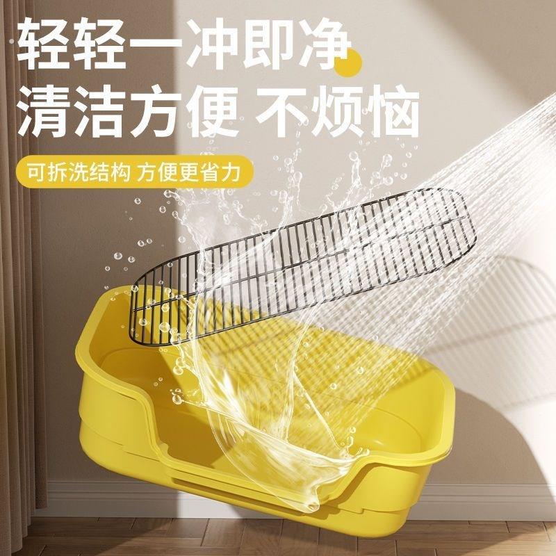 超大狗厕所浴缸式防尿溅易清洗铁网狗便盆小中大型犬宠物狗尿盆