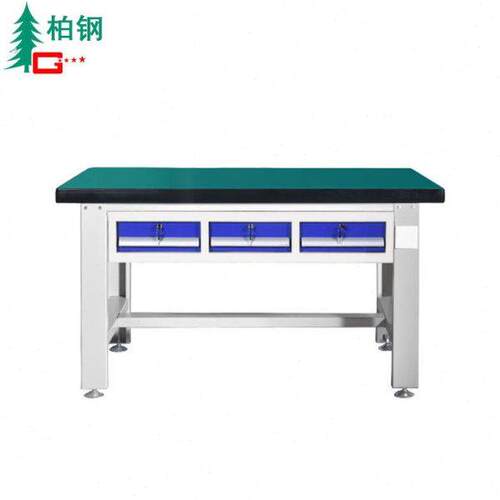 柏钢重型工作台钳工台1500长*750宽*800高平三抽工作台车间钳工操
