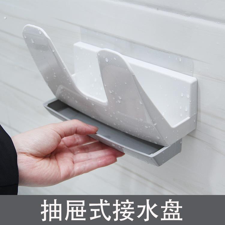 免打孔沥水锅盖架子 厨房放菜板的壁挂式置物架 家用壁挂收纳神器