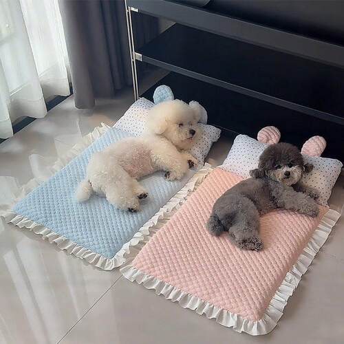 宠物冰垫夏季降温冰丝凉垫狗狗凉席夏天狗窝猫狗通用垫子可拆洗