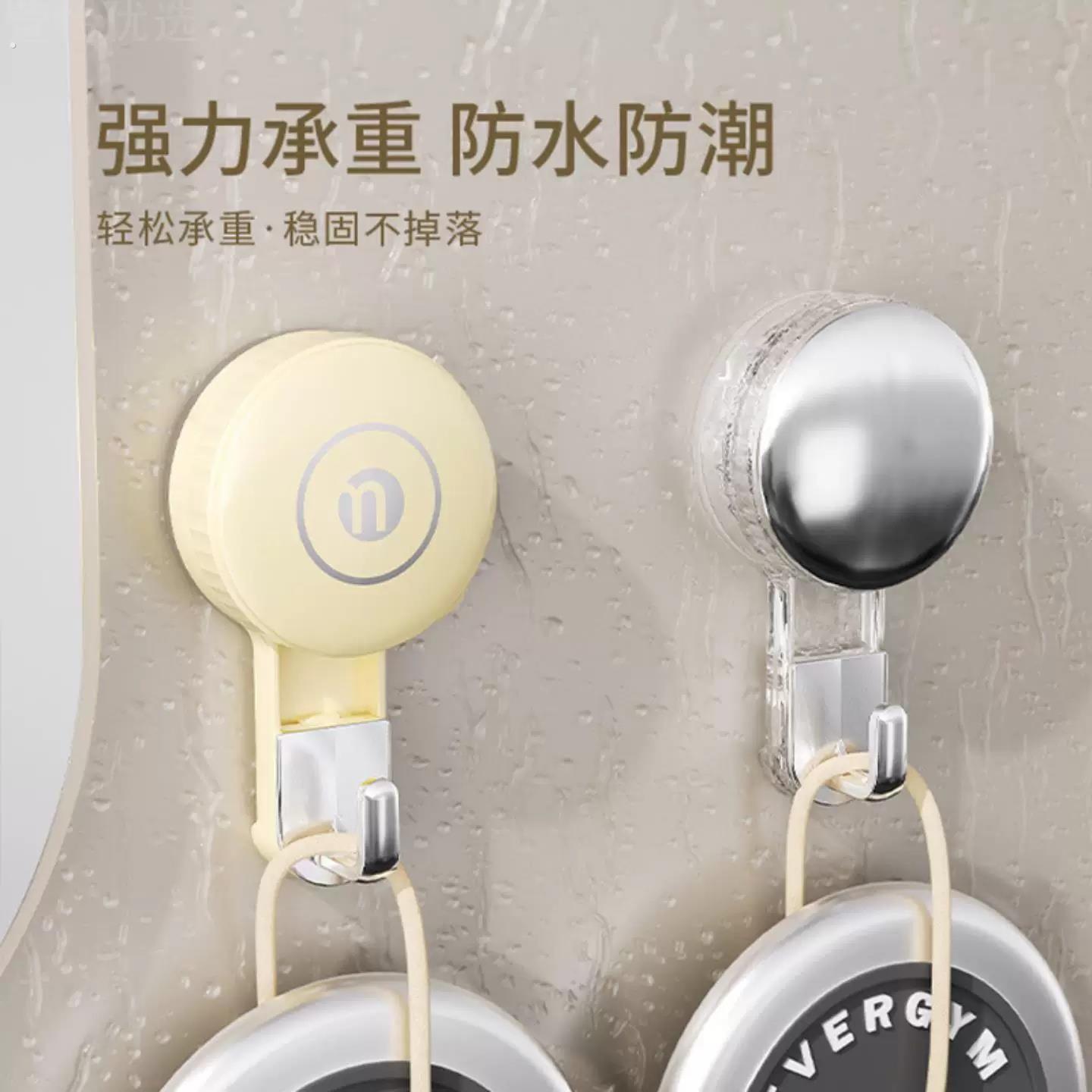 电动三轮车车内挂钩旋转真空吸盘强力承重免打孔厨房吸盘式可移动