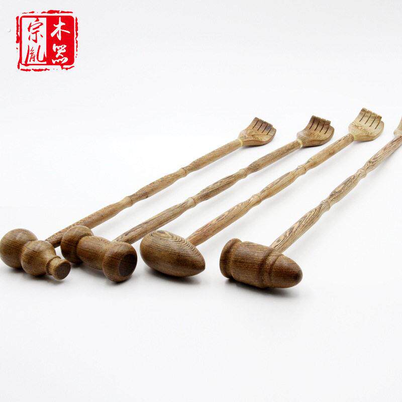 两用鸡翅木痒痒挠实木按摩捶敲打锤木质健身捶经络锤红木敲背锤