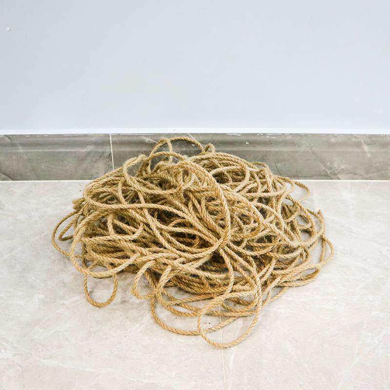 粗麻绳绳子细麻绳耐磨捆绑绳麻绳装饰品手工编织麻绳水管绳拔河绳