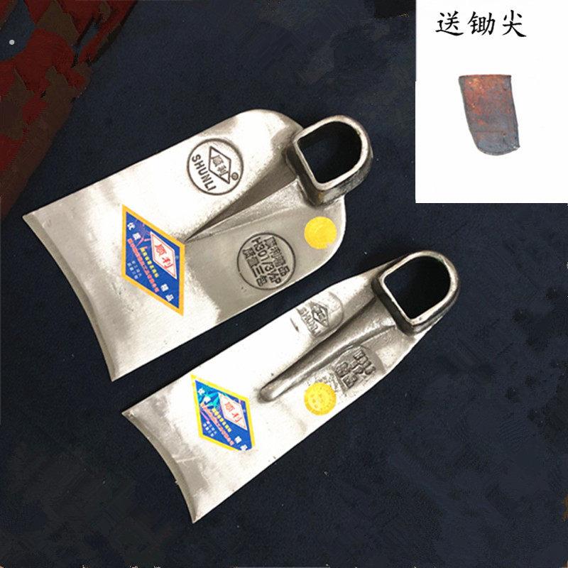 顺利猛钢农用大锄头农具配柄条锄特钢锄头农用锄高硬度翻地鸡公锄