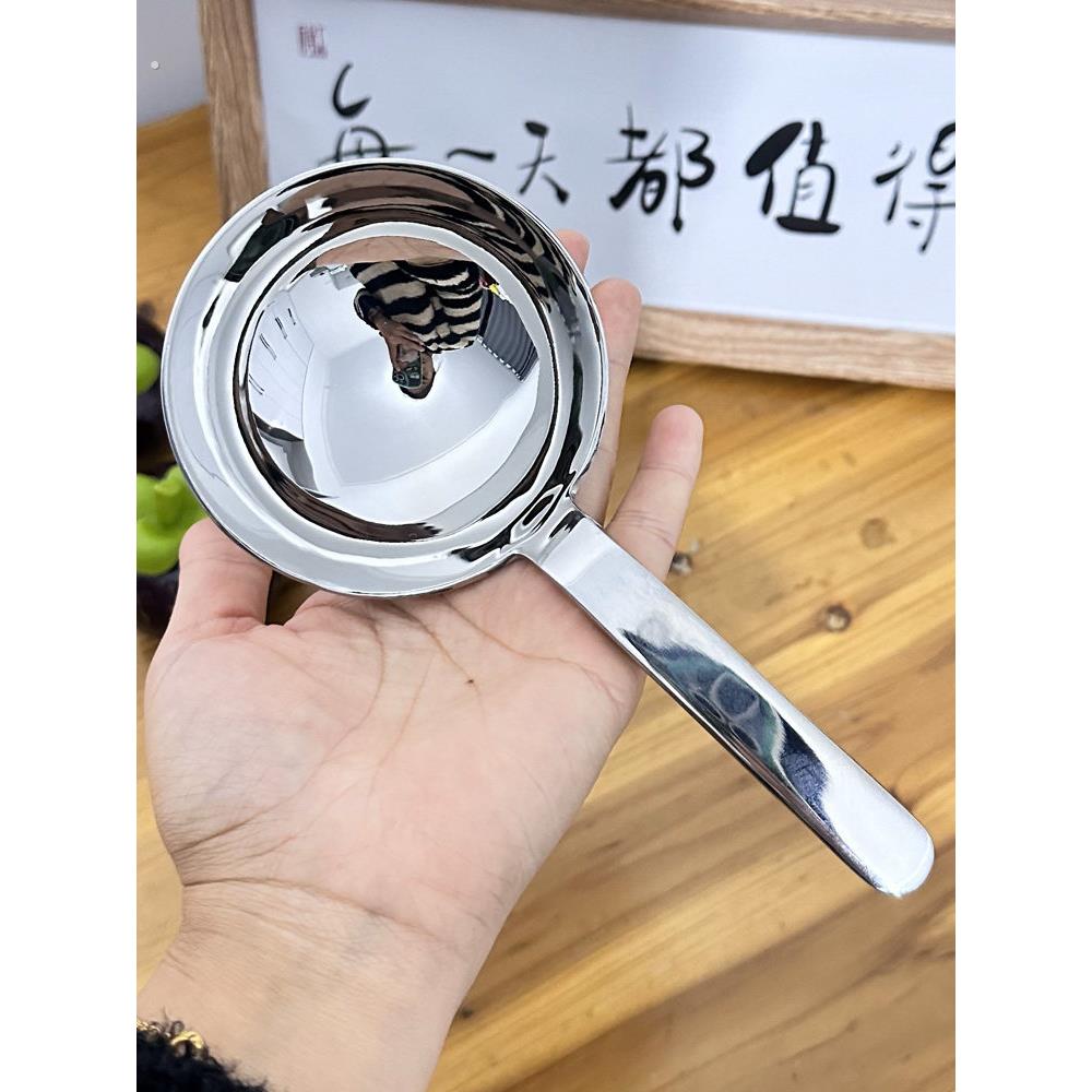 18/10不锈钢短柄大圆头饮用匙米粉匙餐匙大圆头匙